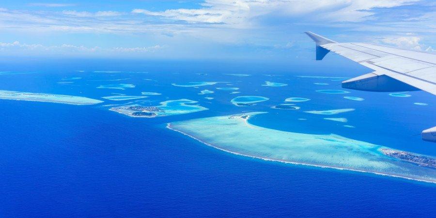 Arrivo alle Maldive